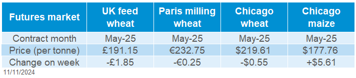 Grain futures 11 11 202472